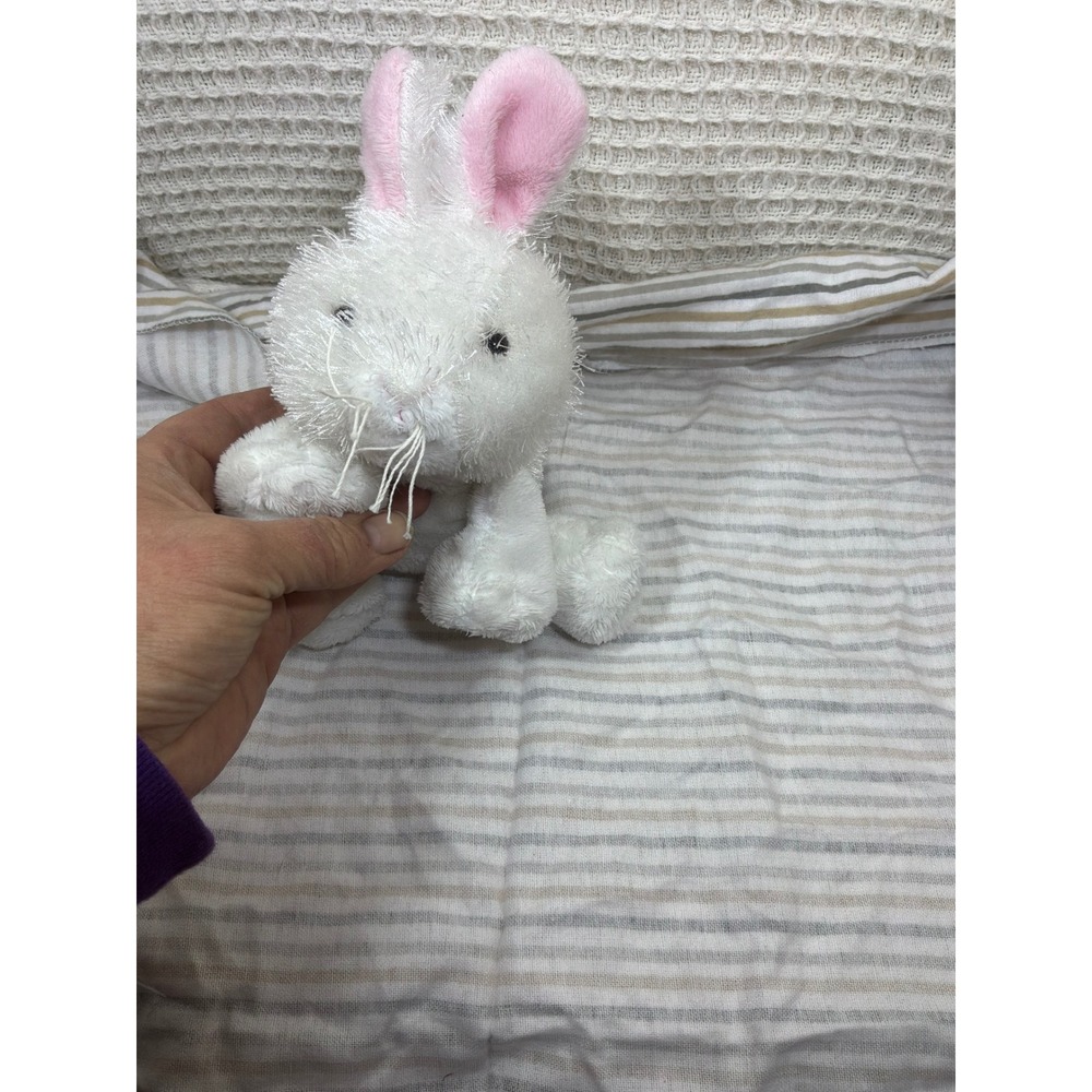 Cottagecore Kids Ganz Lil Kinz Rabbit Plush HS078 Small White Pink